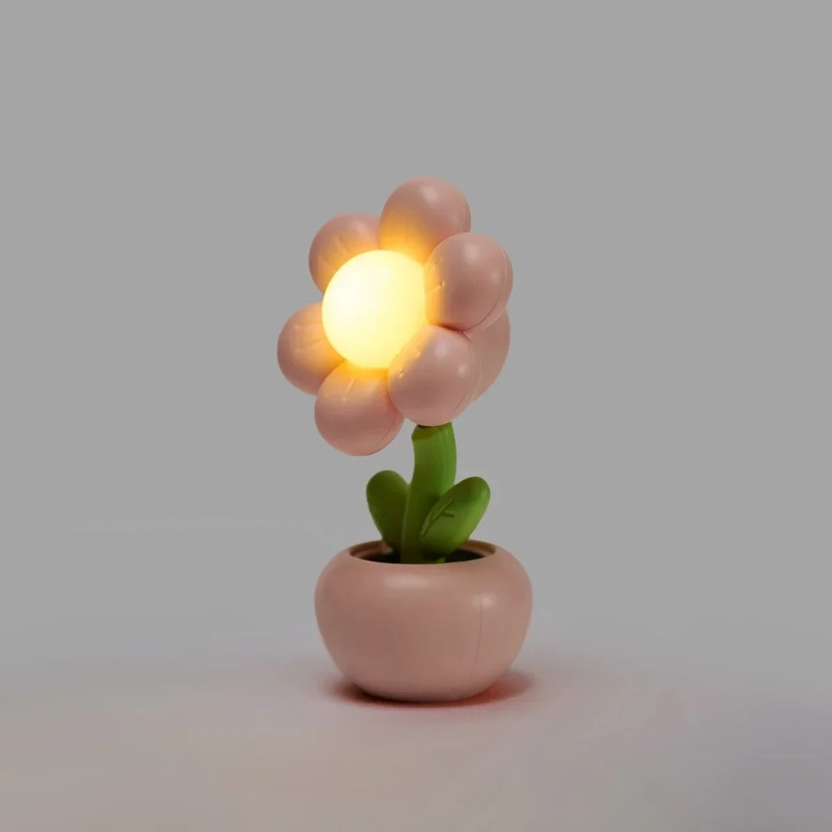 Mini lámpara LED flor sobre mesilla | Neuromart