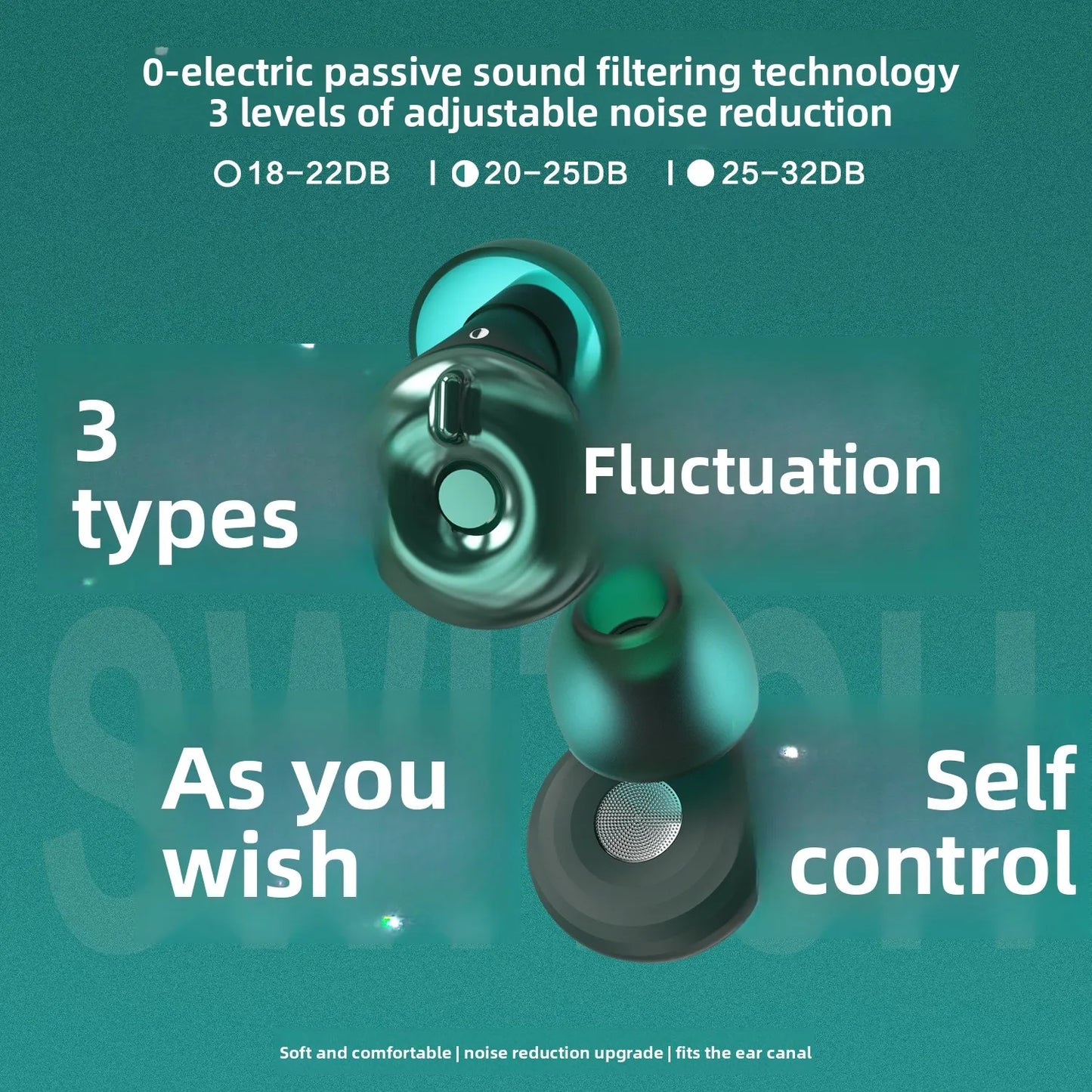 Tapones ajustables con aislamiento acústico