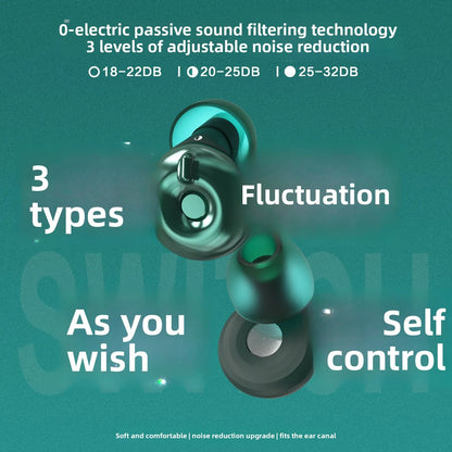 Tapones ajustables con aislamiento acústico