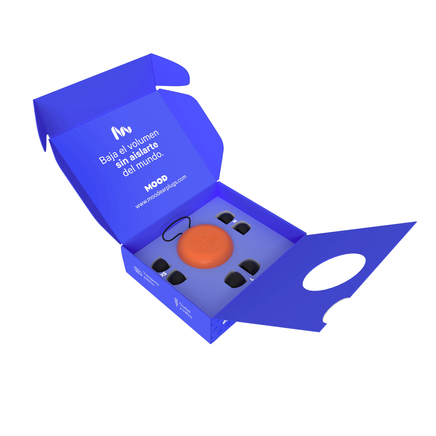Caja de tapones Happy de Mood | Neuromart