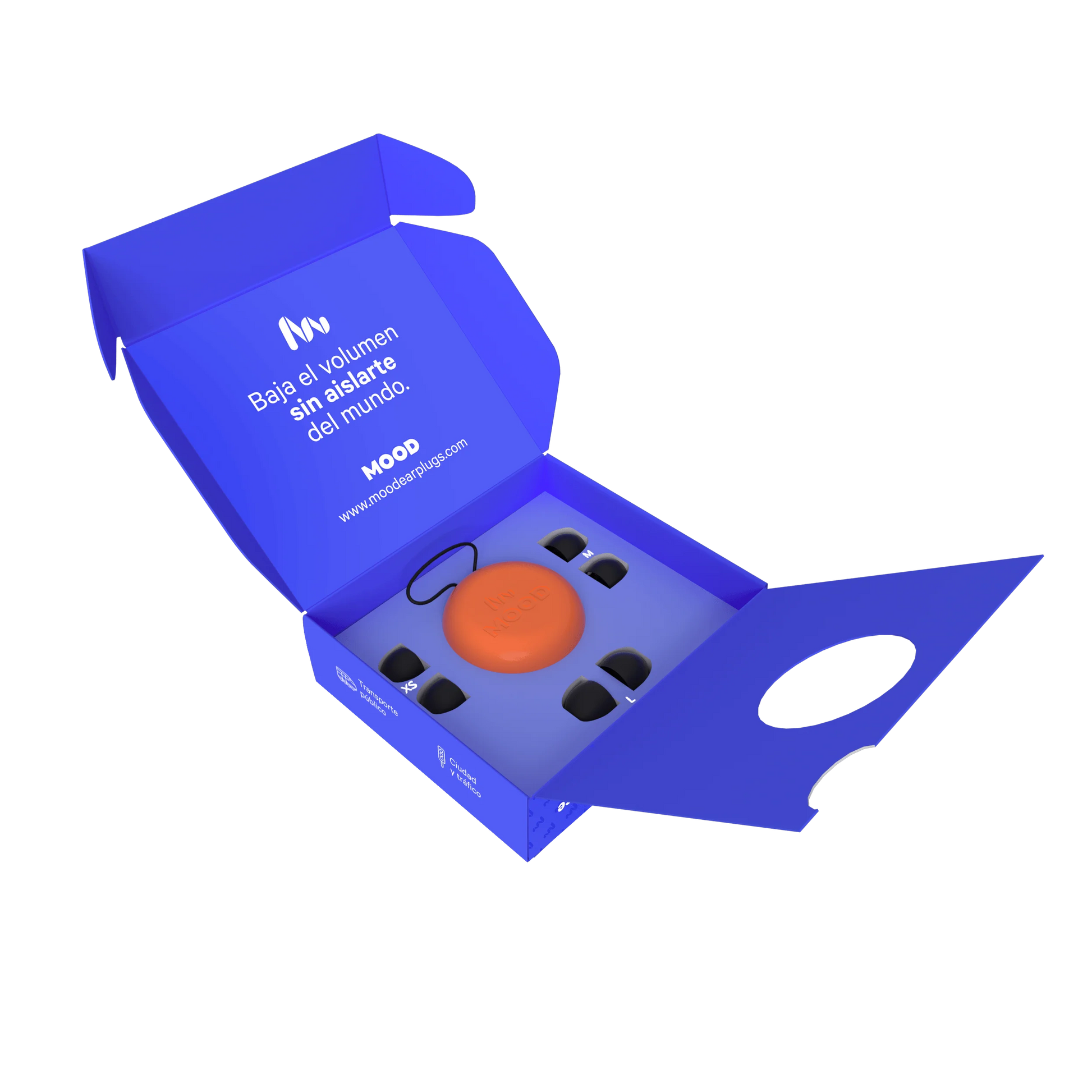 Caja de tapones Happy de Mood | Neuromart
