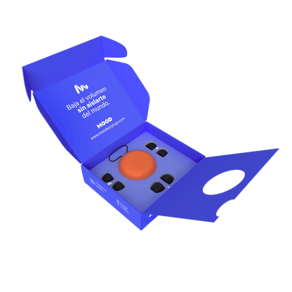 Caja de tapones Happy de Mood | Neuromart