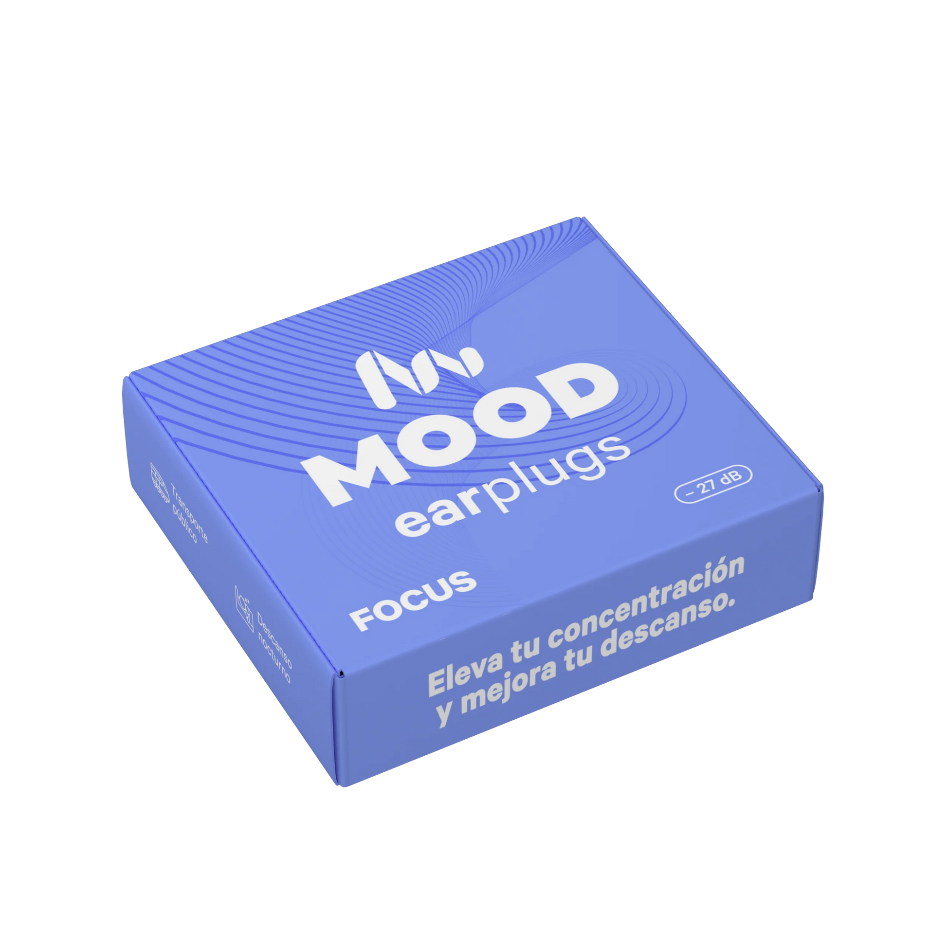 Caja de tapones de 27dB de Mood | Neuromart