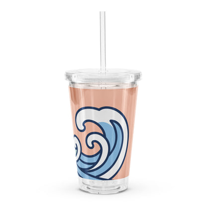 Vaso de plástico con los colores de Neuromart