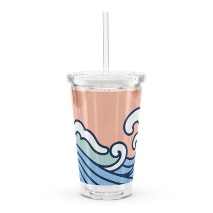 Vaso de plástico con la imagen de Neuromart