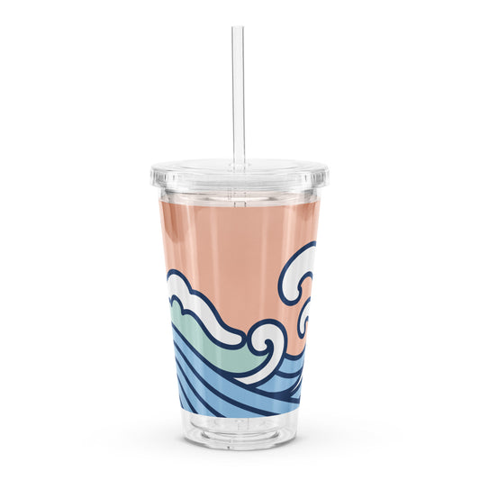 Vaso de plástico con la imagen de Neuromart