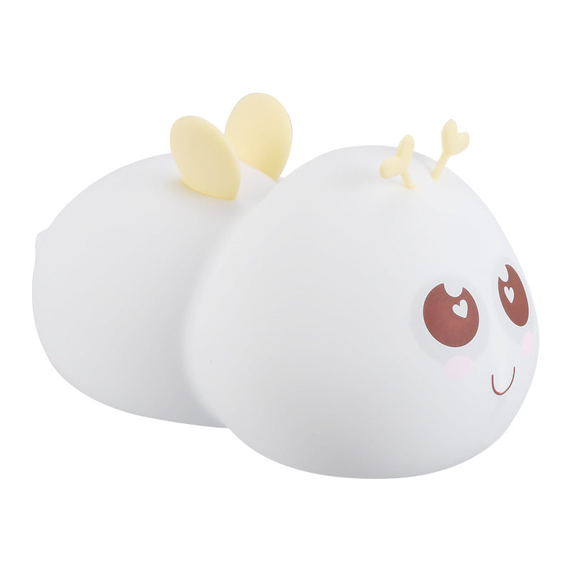 Lámpara nocturna de silicona con forma de abeja