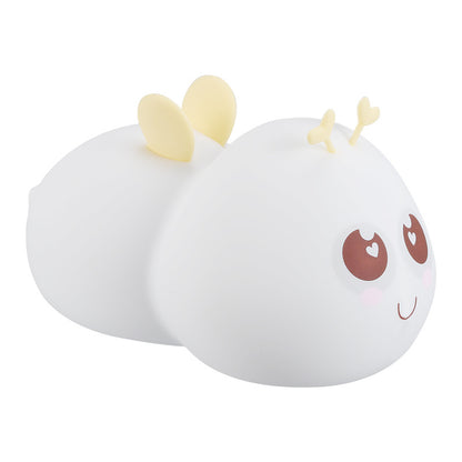 Lámpara nocturna de silicona con forma de abeja