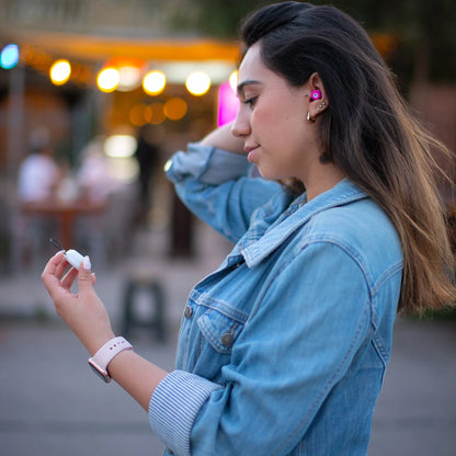 Tapones rosas Chill de Mood con funda | Neuromart